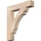 Ekena Millwork Olympic Block Smooth Bracket, Douglas Fir, 5 1/2"W x 32"D x 36"H BKT06X32X36OLY05SDF - alternate 1
